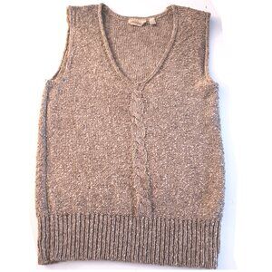 Ellen Tracy Sleeveless V Neck Sweater Size Medium
